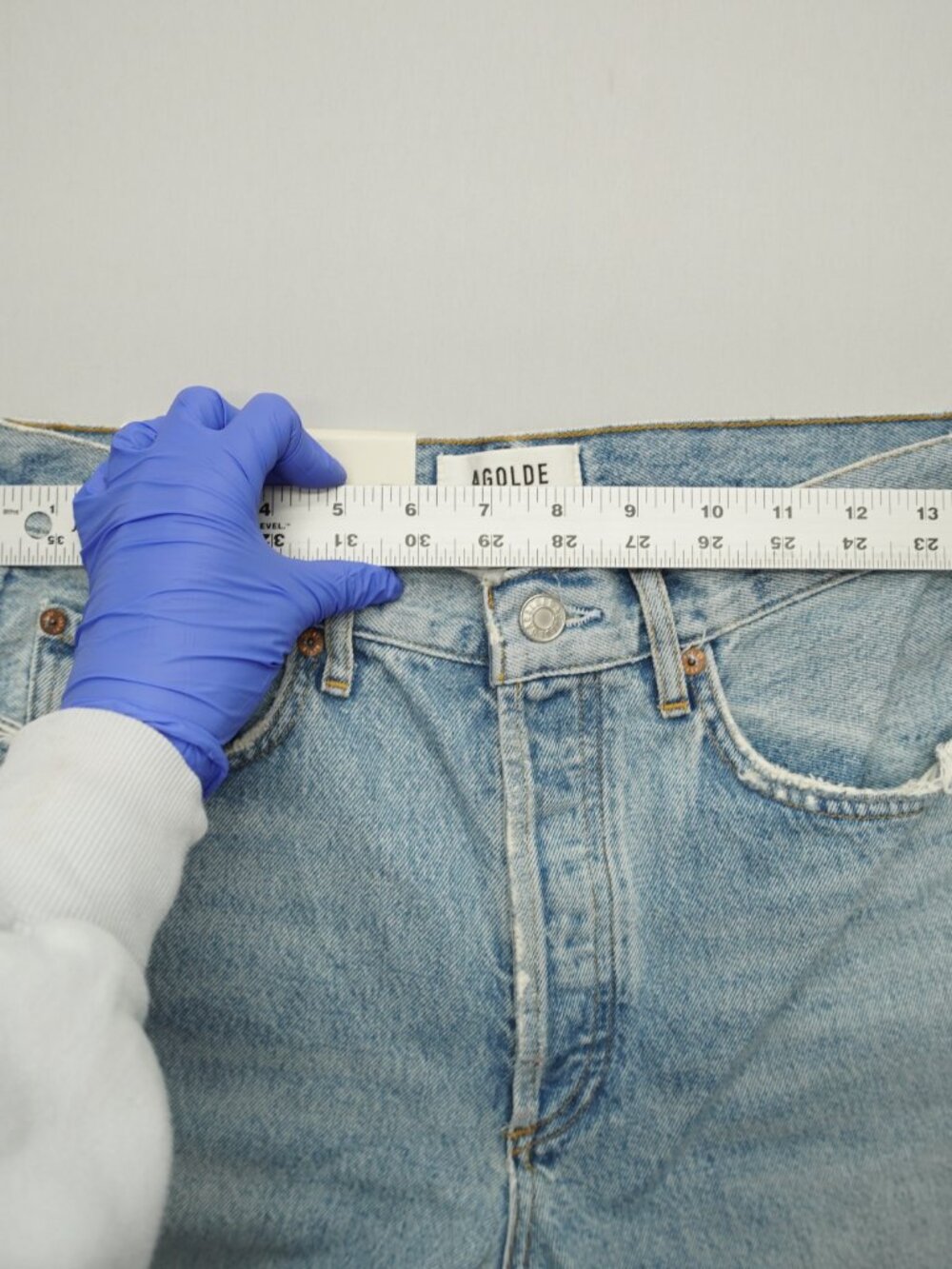 AGOLDE Lana Mid Rise Vintage Straight Jeans in Curio Size 27 NWT - Picture 11 of 13